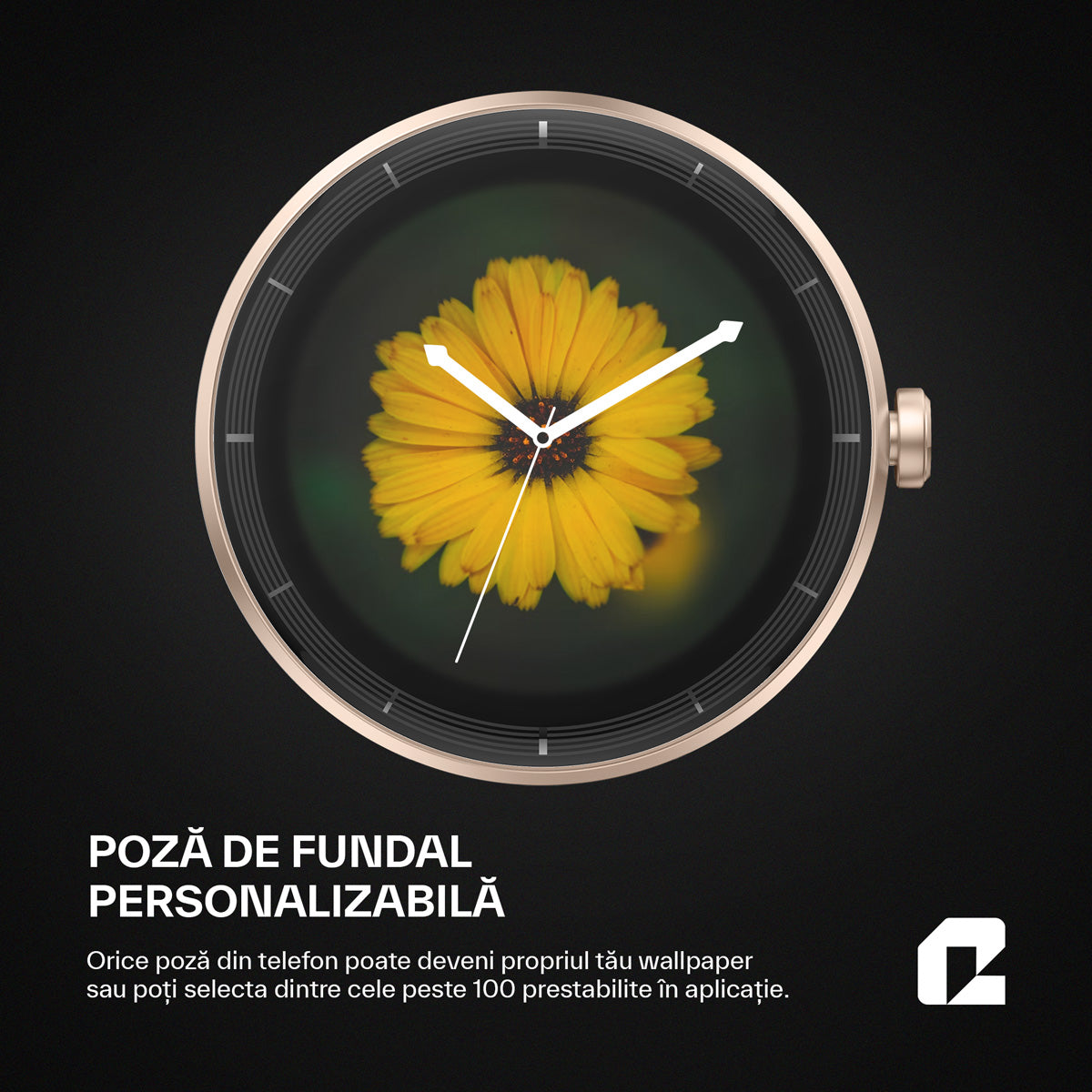 Ceas smartwatch, HALO gold Woman Series, gold