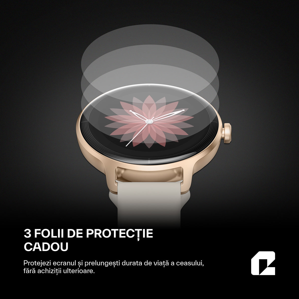 pachetul cuprinde 3 folii de protectie a ecranului cadou