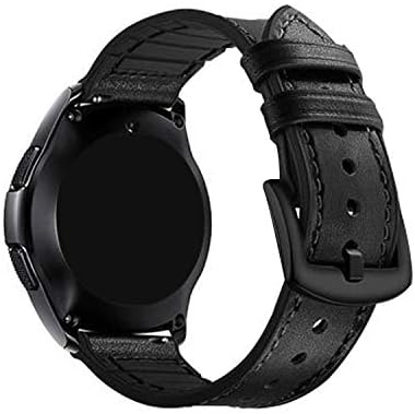 Curea (brătară) pentru smartwatch AMMO, AMMO PRO, OmniFit, piele eco, Qualtec by Koppel, Negru