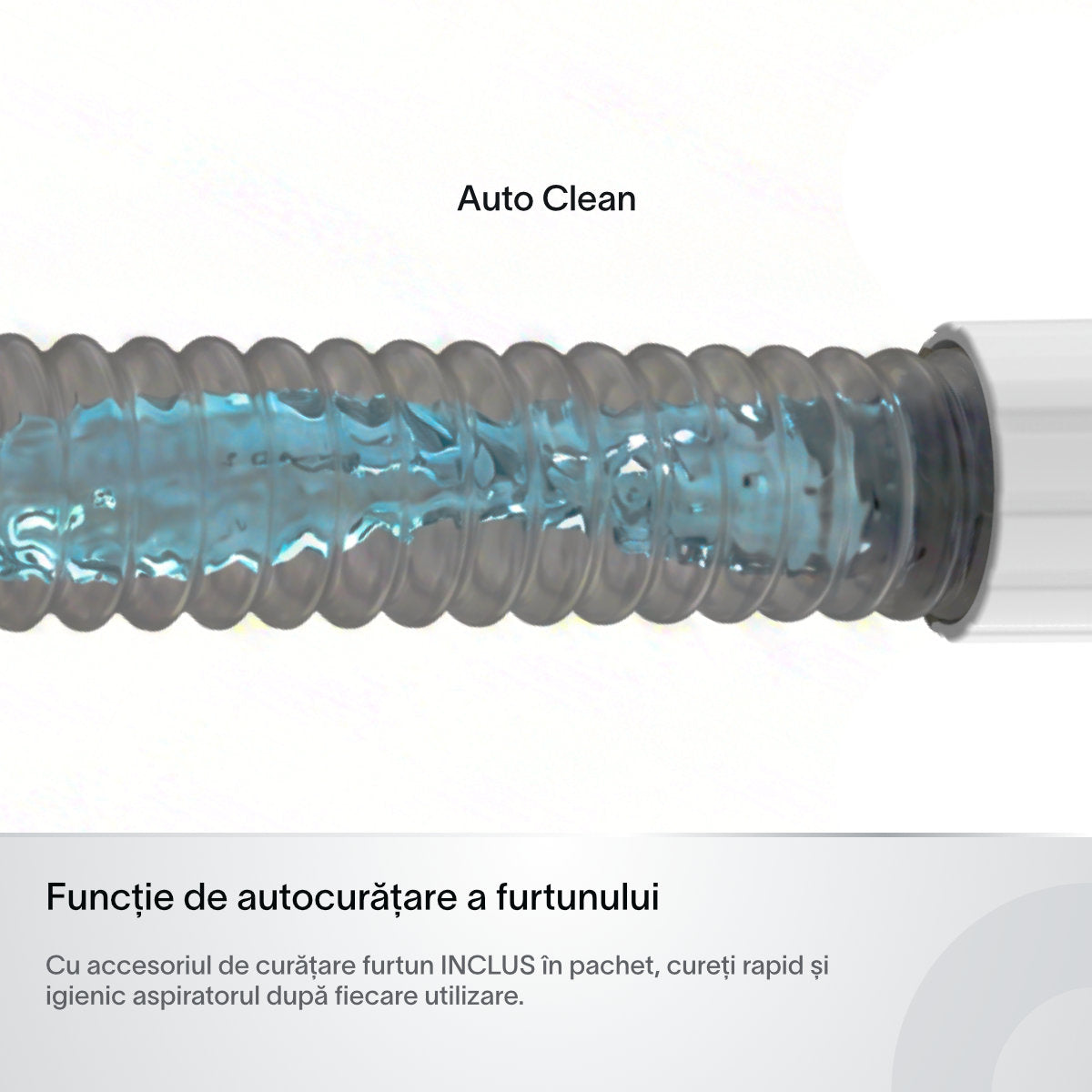 Aspirator cu spalare injectie-extractie Koppel® AI10, putere 9kPa, aspirator cu apa profesional umed-uscat, curatare tapiterie, covoare, canapele, pentru casa & auto, tub auto curatare, auto-stop rezervor plin, rezervoare 0.8l si 0.6l, alb