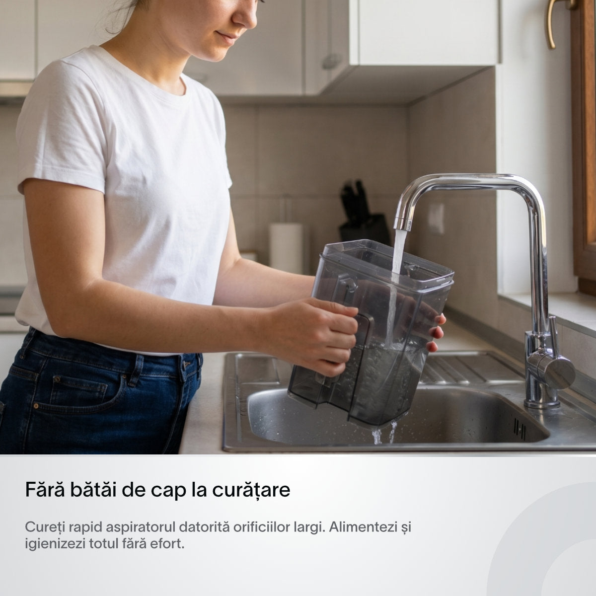 Aspirator cu spalare injectie-extractie Koppel® AI10, putere 9kPa, aspirator cu apa profesional umed-uscat, curatare tapiterie, covoare, canapele, pentru casa & auto, tub auto curatare, auto-stop rezervor plin, rezervoare 0.8l si 0.6l, alb