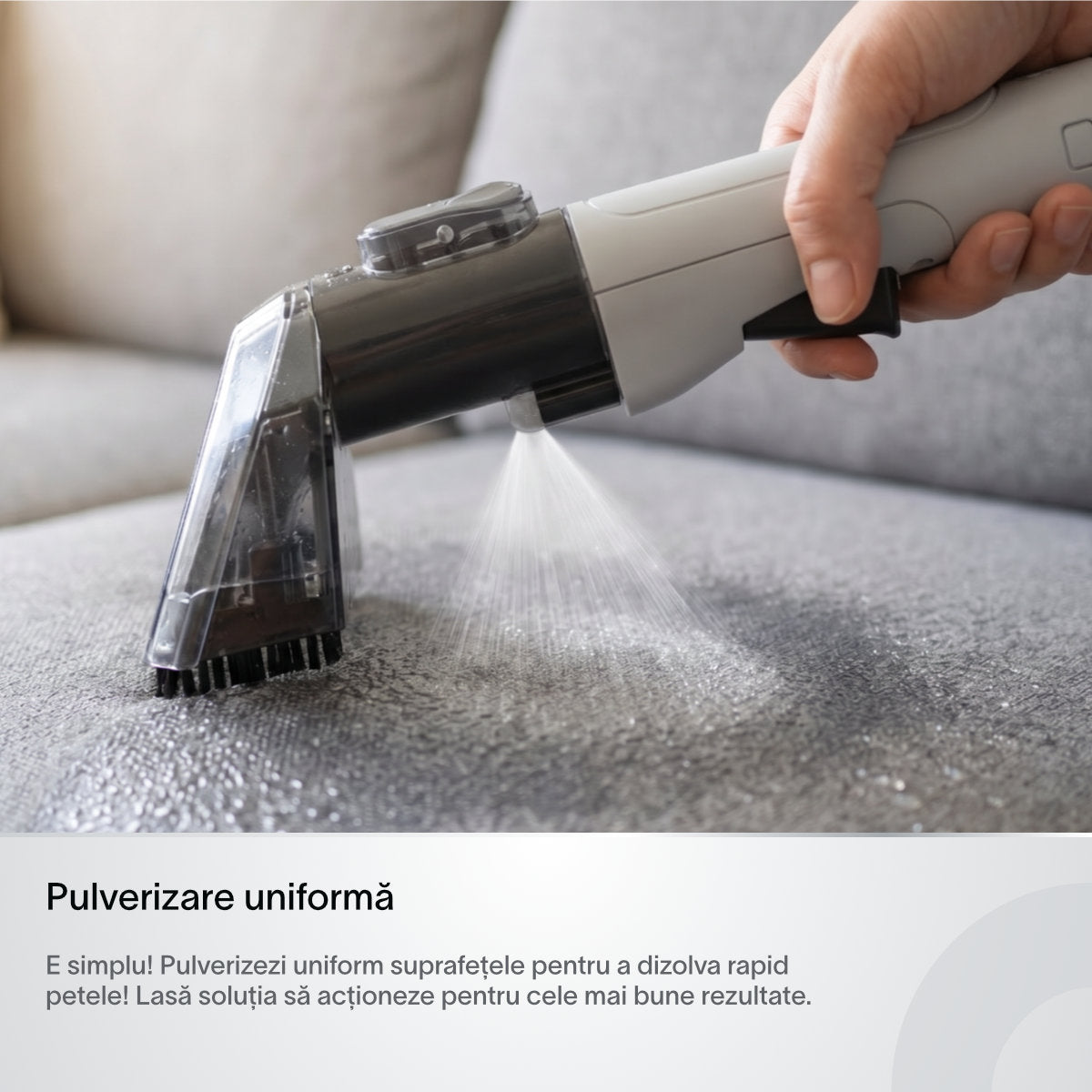 Aspirator cu spalare injectie-extractie Koppel® AI11, putere 14kPa, aspirator cu apa profesional umed-uscat, curatare tapiterie, covoare, canapele, pentru casa & auto, tub auto curatare, auto-stop rezervor plin, rezervoare 1.5l si 1.2l, negru