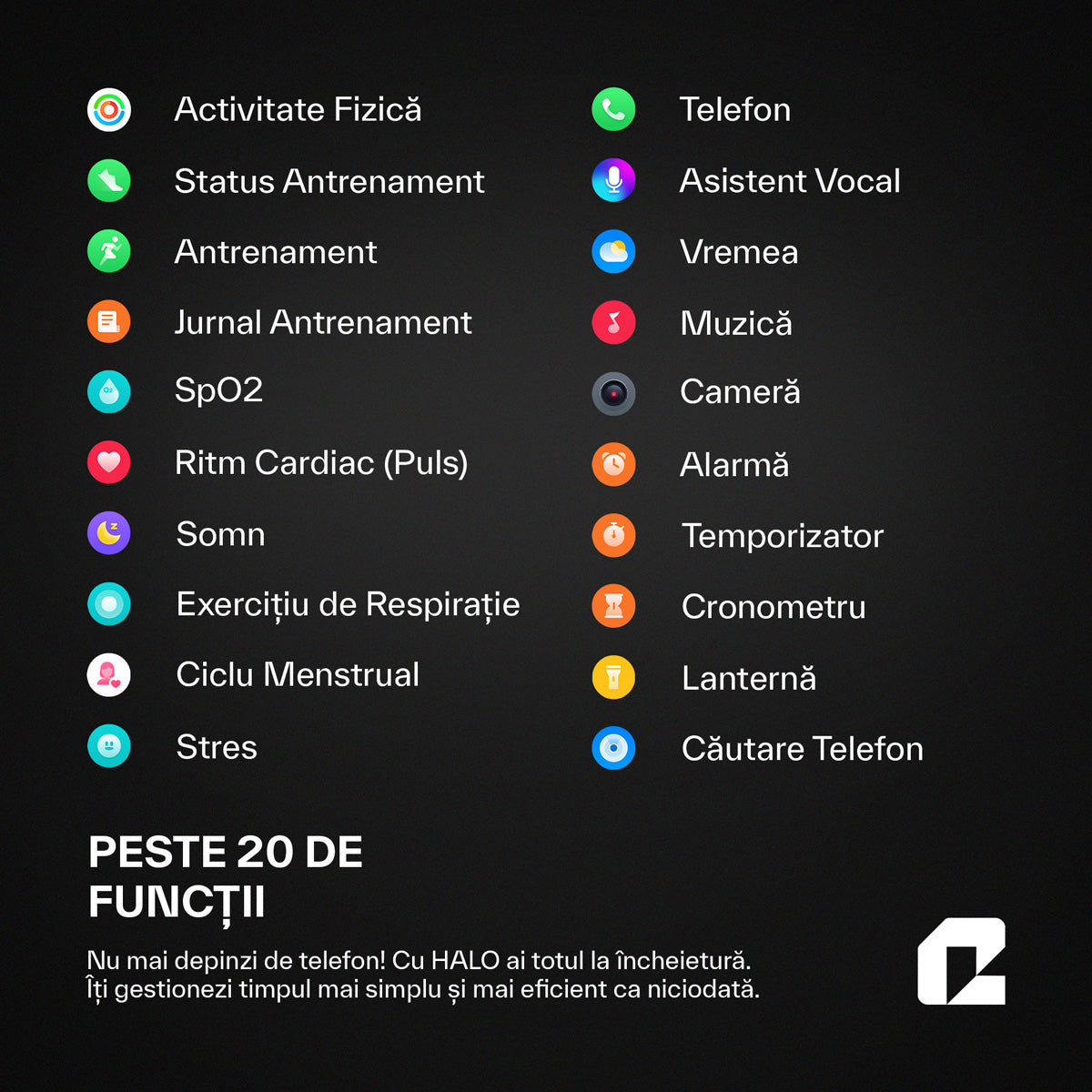 Ceas smartwatch, HALO gold Woman Series, gold