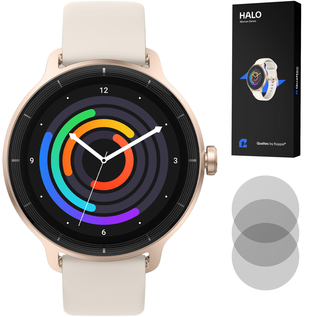 Ceas smartwatch, HALO gold Woman Series, gold