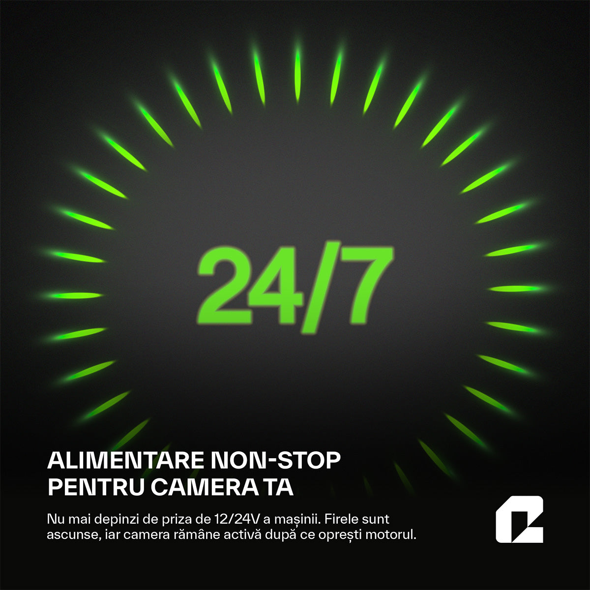 Kit alimentare camera de bord, Qualtec by Koppel®, Negru