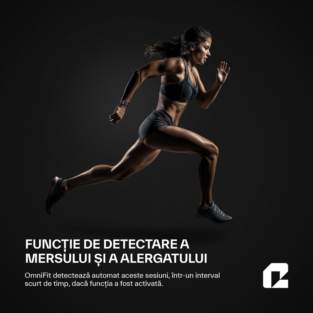 Ceas smartwatch, OmniFit Fitness Series, rose gold