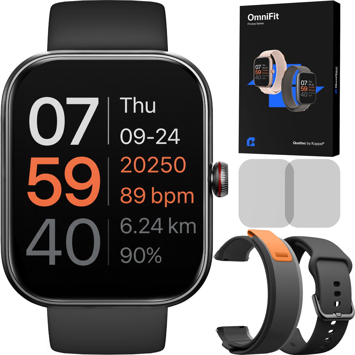 ceas smartwatch fitness series qualtec by koppel omnifit