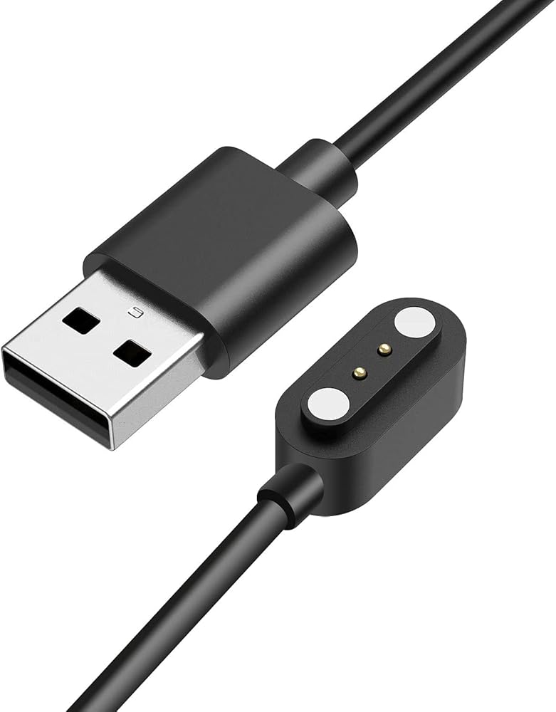 Cablu încărcător original pentru smartwatch AMMO PRO, ELITE, OmniFit, Qualtec by Koppel, alb